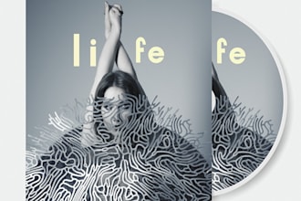 design album cover design, sound cloud for you