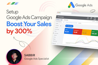 setup google ads PPC adwords campaign for leads or sales