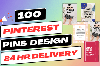 do creative pinterest pins design