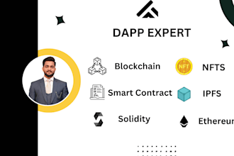 create dapp website, smart contract, dapp integration