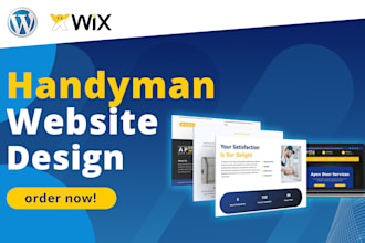 design handyman and cleaning website