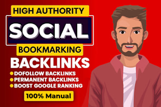 create 600 social bookmarking backlinks for google ranking