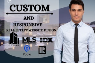 build realtor, agent real estate website, landing page with idx mis in wordpress