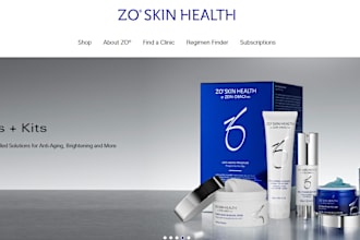 design luxury skincare beauty website cosmetics store shopify dropshipping store