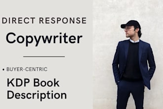 do buyer centric KDP amazon book description copywriting