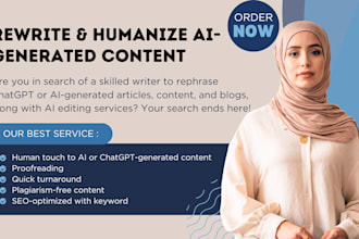 rewrite and humanize chatgpt ai generated content