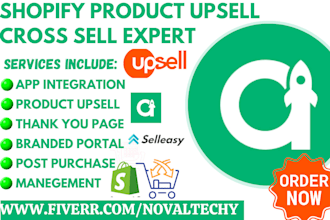 setup shopify cross selling upsell aftersell selleasy bold reconvert releasit