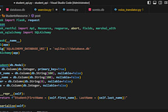automate your task with python and develop backend projects