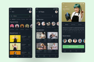 develop appointment booking app, salon booking app, ondemand barber app