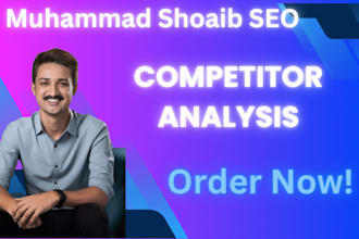 do website competitor analysis, keyword research and SEO audit report