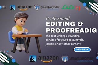 professionally proofread and edit UK or US english document