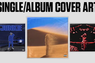 design a single or album cover art