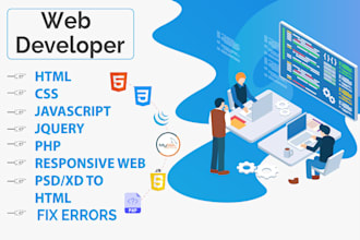 do php laravel web development and will be your web developer