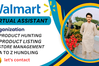 be your walmart virtual assistant, and ebay 2 step drop shipping VA