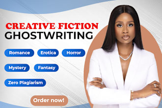 ebook writer, fiction ghostwriter, erotica, romance, fantasy, childrens book,