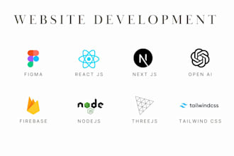 do figma, react, nextjs, firebase and node development