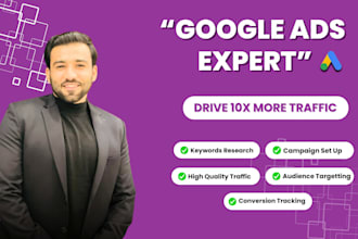 setup and manage google ads adwords and PPC campaigns