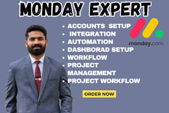 be your monday expert, clickup expert, monday CRM, asana expert, notion