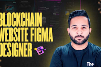 design web3, crypto, nft and blockchain websites in figma
