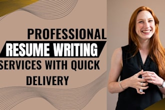 write professional resume and cover letter, canva cv design