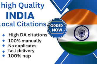 do best india local citations and directory submission