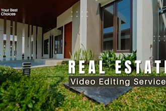 professional real estate video editing