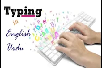 english to urdu translation and typing services