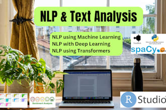 teach natural language processing nlp and text analysis using python and r