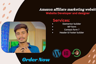 create affiliate website for your amazon products