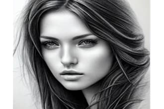do pencil sketch, pencil portrait, or any pencil drawing