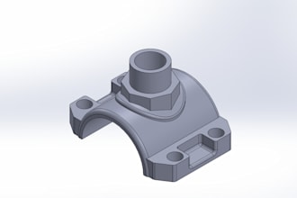 design 3d model, mould and gcode generate using solidworks