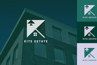 design a real estate branding and roofing logo for your construction business