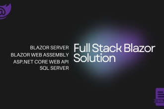 be your blazor server and blazor web assembly developer