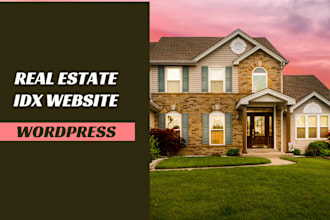 design real estate idx website