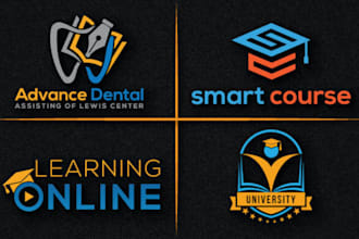 design education, school, college, university logo in 24 h