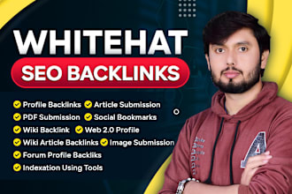 do monthly off page seo backlinks service using whitehat strategy