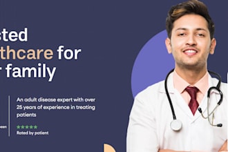 design doctor healthcare pharmacy dentist website