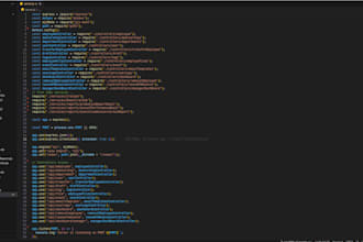 be your nodejs backend developer for developing apis