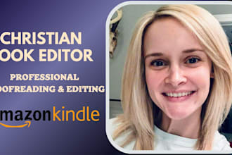be your christian book editor, christian editor