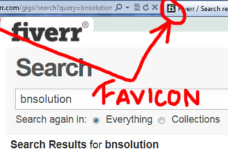 create a favicon from your logo for your website
