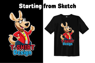 professional t shirt and merchandise design, modern, custom, high quality