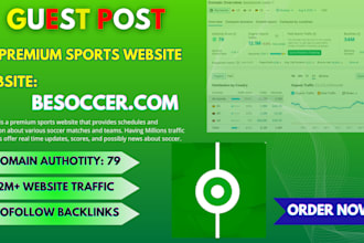 provide a premium sports guest post on the besoccer website
