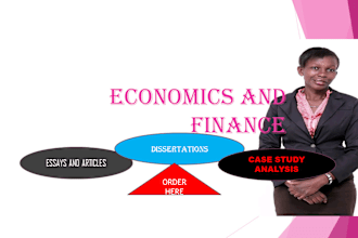 do dissertations and essays economics and finance