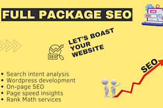 complete monthly on page SEO speed insights