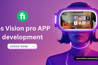 build ar app for apple vision pro app, vr app, vision pro IOS