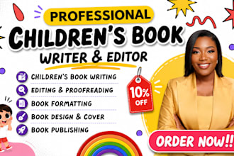 write, ghostwrite, format children story book, picture book, kids story book