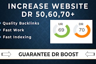 boost your ahrefs domain rating DR to 70 for enhanced SEO performance