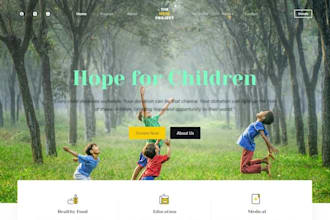 build nonprofit charity fundraising website with donation system