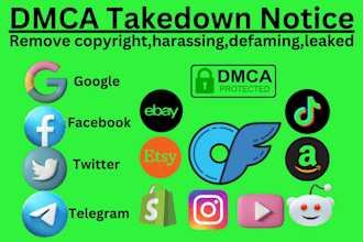 takedown remove content on shopify,reddit,onlyfans,google,tiktok,fb,ig by dmca