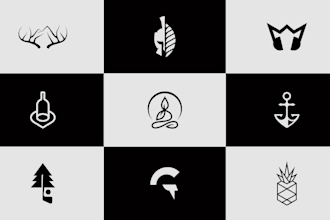 do modern and minimal logo designs